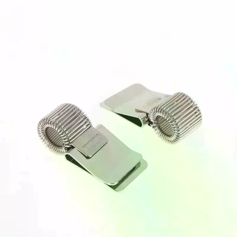 1/3/5Pcs 다기능 텔레스코픽 스프링 전기 도금 펜 클립 메모장 휴대용 스프링 펜 슬롯 고정 문구 액세서리