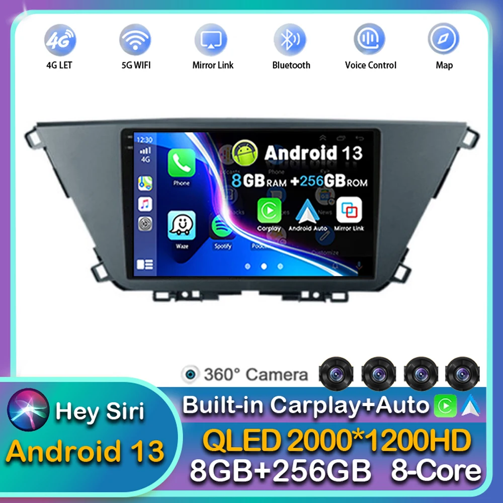 

Android13 For Kia Carens KY 4 IV 2022 2023 RHD Multimedia Navigation Player Video Stereo WIFI+4G Head Unit wireless Carplay Auto