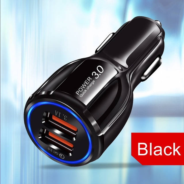 PD USB Car Charger Type C Fast Charging Car Phone Charger QC3.0 5V3A Adapter in Car For iPhone Redmi Huawei Samsung Phone