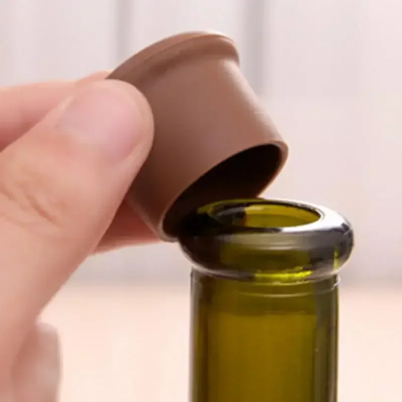 Wine Corks Bar Bartender Accessories Reusable Silicone Bottle Stopper Drink Beer Champagne Freshs Cover Barware Kitchen Dining wine stopper wine stoppers