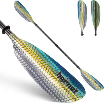 Watersports Fiberglass Kayak Paddle for Adults- Ideal for Touring, Fishing and Boating- 90.5 inches / 230CM Adjustable wi 1