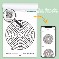 Puzzle Intelligence Children's Educational Toy Concentration Maze Training Book Student Attention Game Development Workbook 2