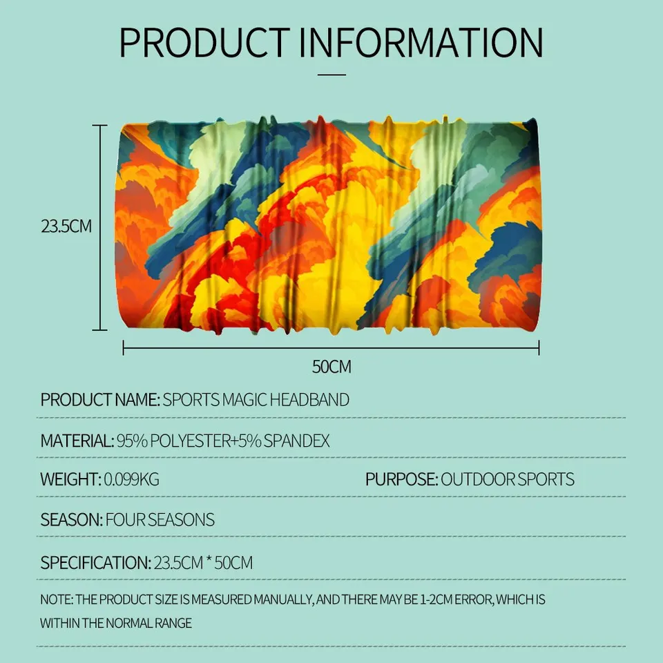 Cache-Cou Foulard Multifonctions Unisexe Pour Le Sport, Dragon, Taille Unique