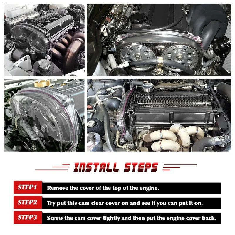 エンジンカバー エンジンタイミングカバー - アルミニウムコンプカム312 Engine Timing Cover-Aluminum Comp Cams 312 エンジボアアップキット RR-62.5mm オートバイエンジンバレルピストン