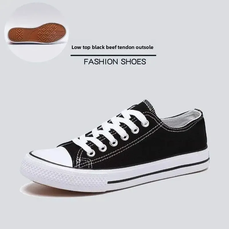 Classic black beef tendon rubber sole