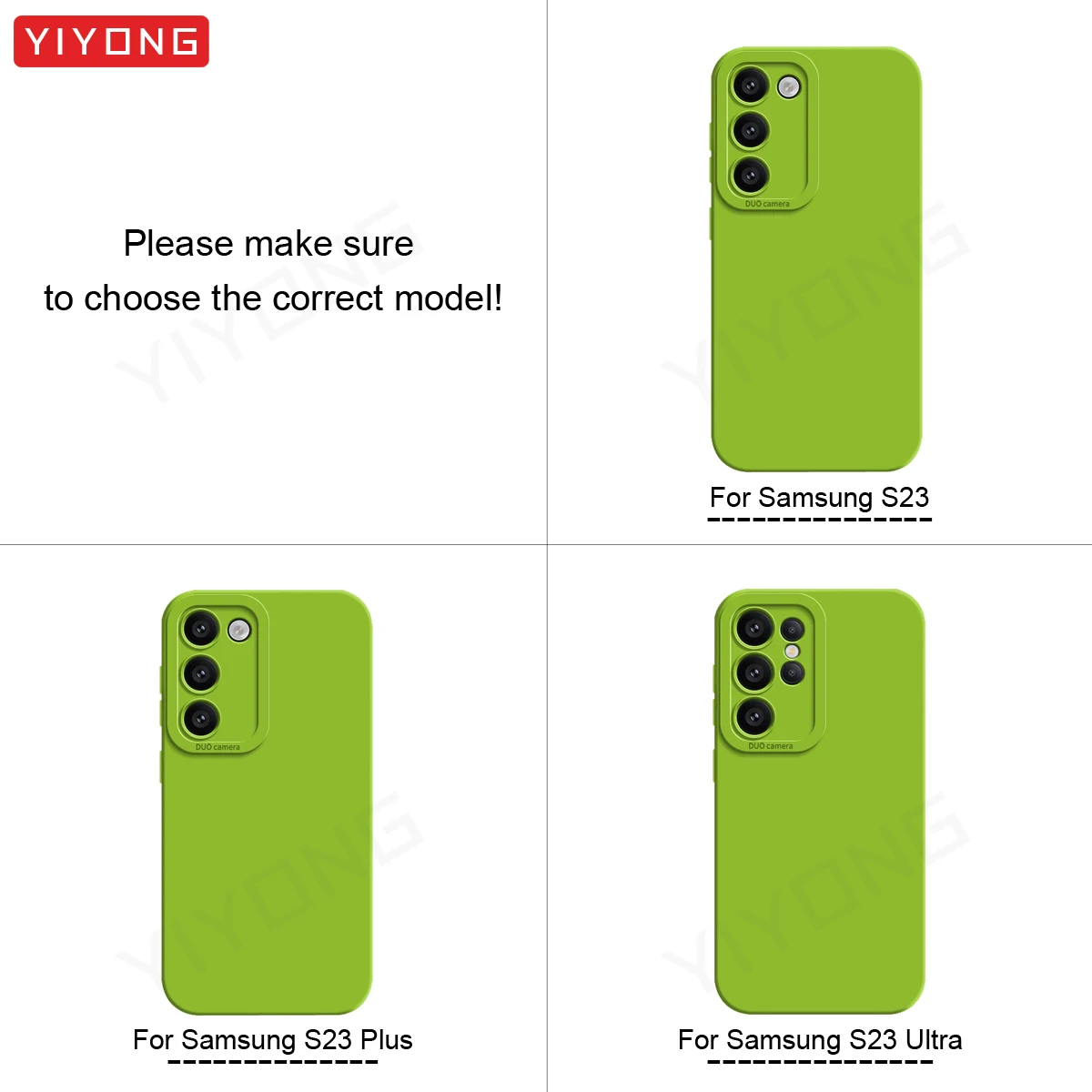 Silky Feel Liquid Silicone Soft Phone Case by YIYONG