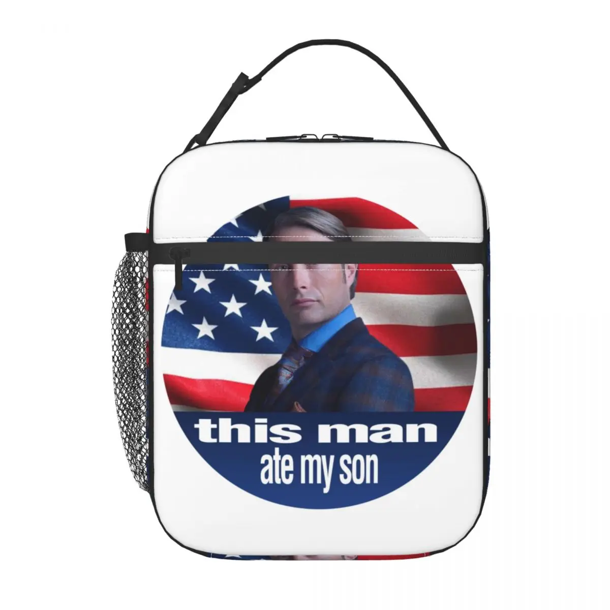 

Ланч-боксы Hannibal с фильмом ужасов для женщин, водонепроницаемый охладитель, Термоизолированный обеденный мешок для детей и школьников