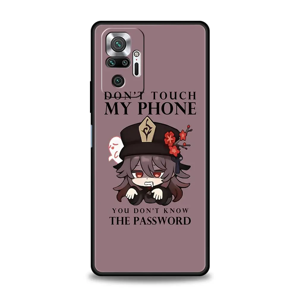 Kawaii Cartoon Genshin Impact Soft Phone Case