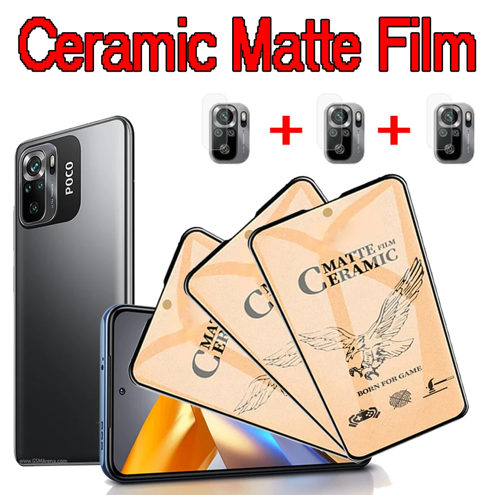 Screen Protector For Xiaomi Poco M5S Pellicola Protettiva Poco M4 Pro 5G Vetro Morbido Poco M5 Pro M4 Ceramic Film Nessuna Impronta Digitale Pocco Pok