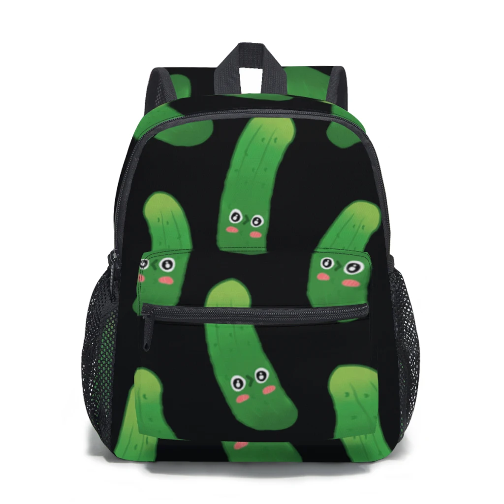 

Kids Backpack Cute Cucumber print Kindergarten Children Mochila School Bag