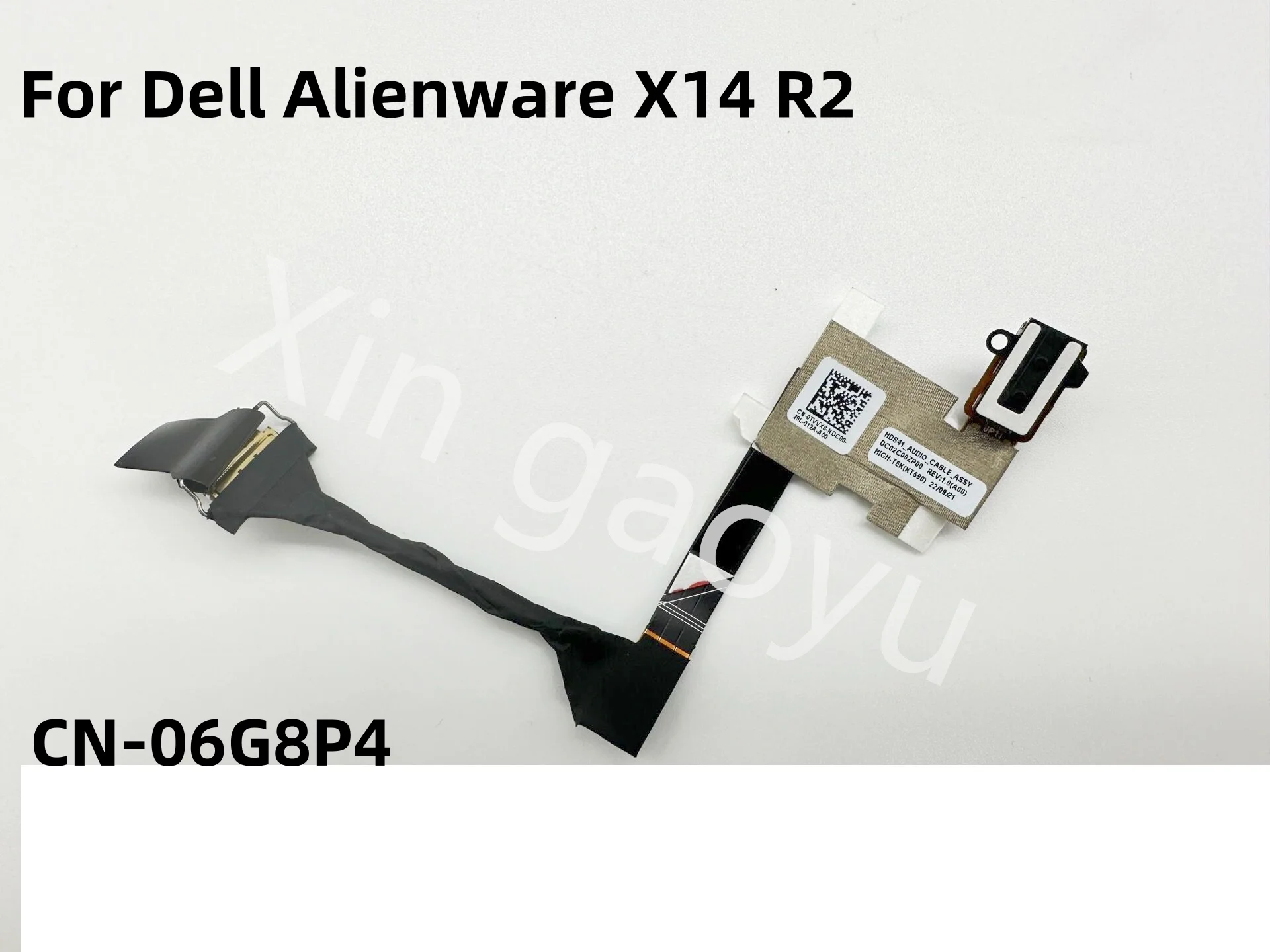 

Original New FOR Dell FOR Alienware X14 R2 HDS41 headphone jack Audiojack cable 06G8P4 6G8P4 DC02C00UT00 Test Perfect