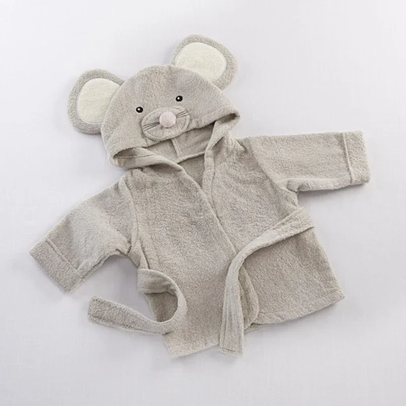Character Baby Robe Newborn Bathrobe Kids Children's Roupao Cotton Baby Clothing Bath Robe Girls Fleece Infantil Pajamas