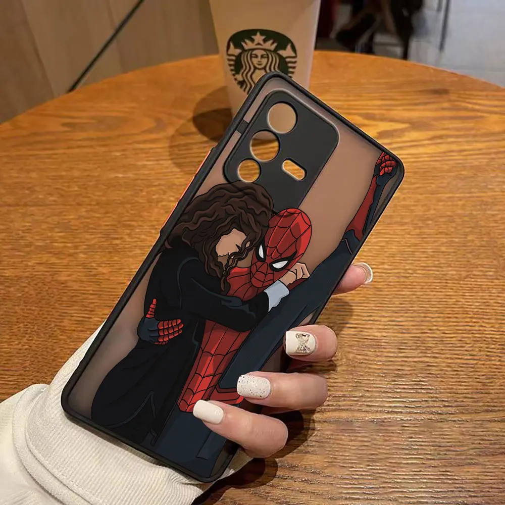 thumbnail image 1 of Funda mate para VIVO V25 V23E V23 V21 V20 V19 V17 V15 V11 Z1 Z6 S16 PRO 5G Funda Coque \ Shell Los vengadores de Marvel héroes sin rostro, 1 of 5