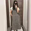 L/XL/2XL/3XL/4XL/5XL Workwear Functional Style Zipper Tank Dress Barber Shop Work Clothes Gown Uniform Pet Grooming Wrap 2