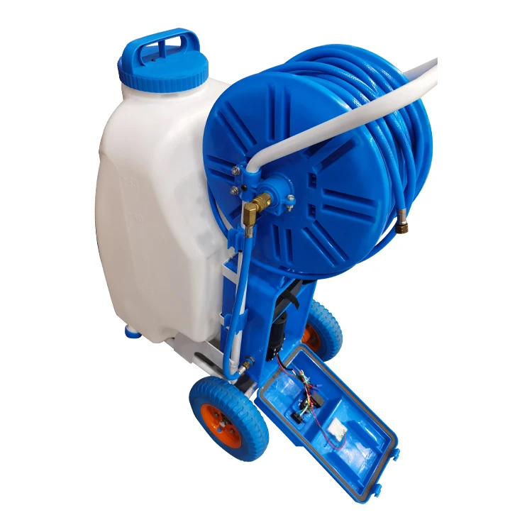 Large Capacity 45 Liter Agriculture Portable Rechargeable Pesticide Irrigation Electric Battery Wheelbarrow Trolley Sprayer