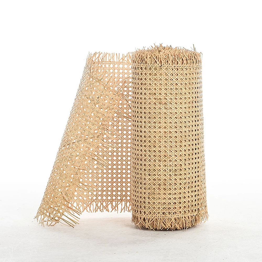 Rotolo Di Nastro In Rattan Naturale 40x50 Cm - Rete Pre-tessuta Per Fai Da Te E Decorazione