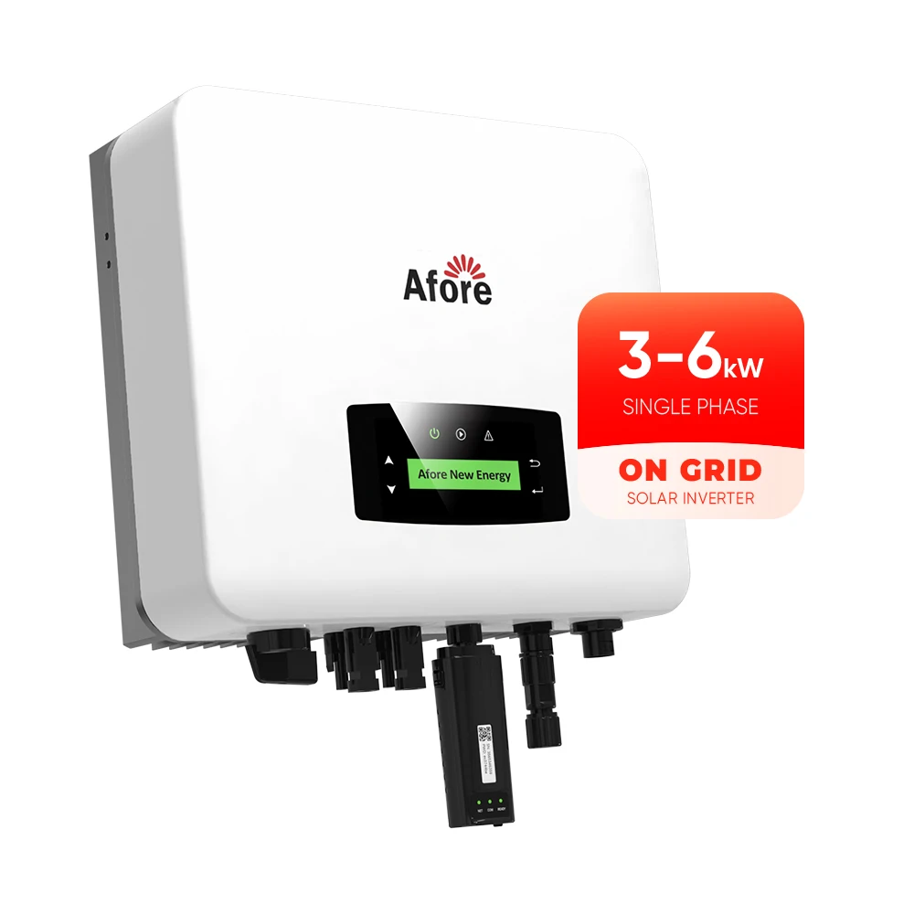 Afore On Grid Solar Inverter 3Kw 5Kw 6Kw Inverter Fotovoltaici Monofase Prezzo Per La Casa