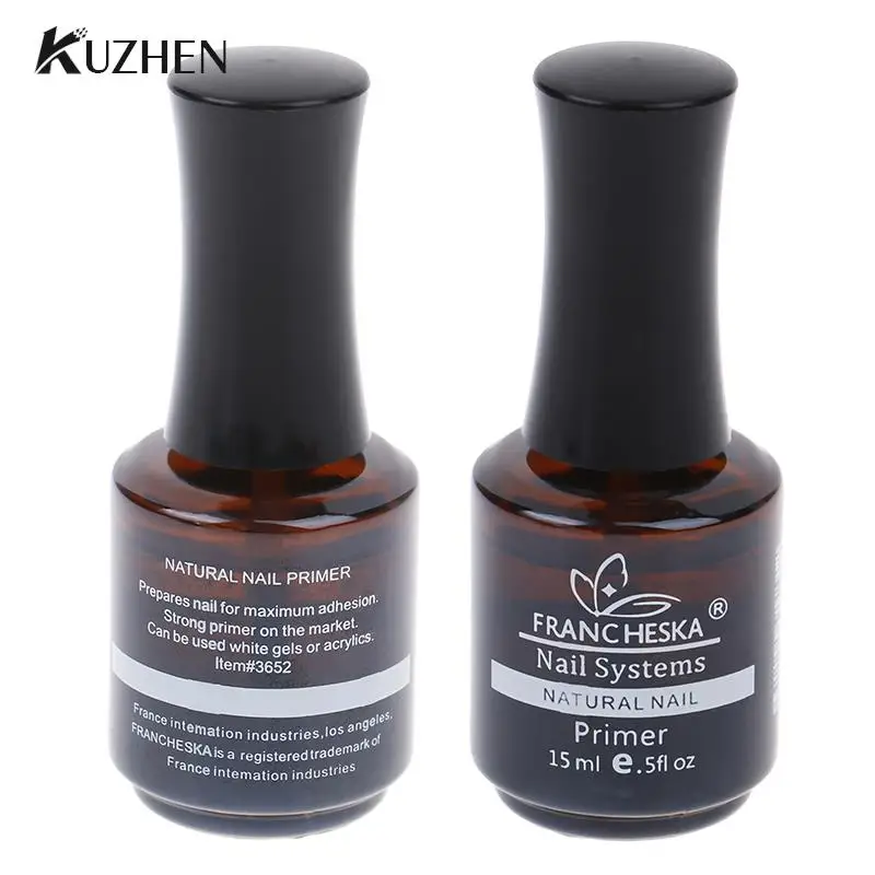 15/12ml Liquid Nail Primer Fast Air Dry For UV LED Gel Nail Art Acrylic No-acid Base Dehydrator Nails Bonder