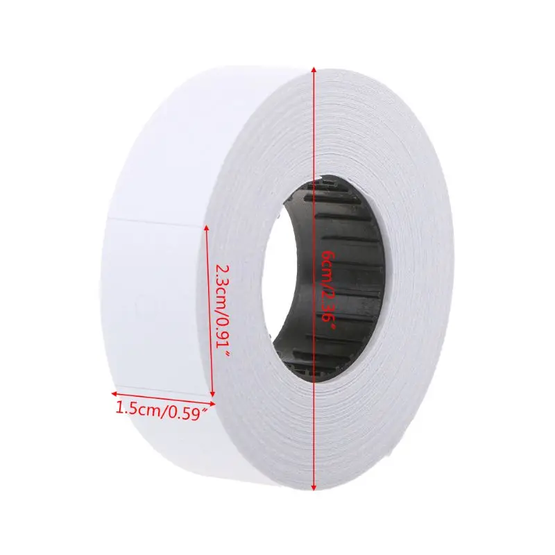 Price Label 10 Rolls Double Row Products Marking Recording Decal Tags Accessory