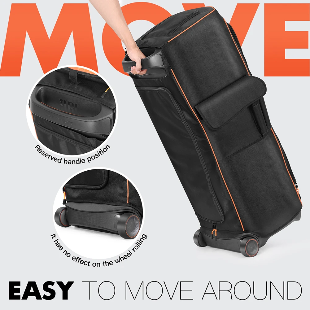 NEW Portable Speaker Dust Cover For JBL Partybox Organizer Bag Waterproof Speaker Case with Side Pocket Protective Storage Bag