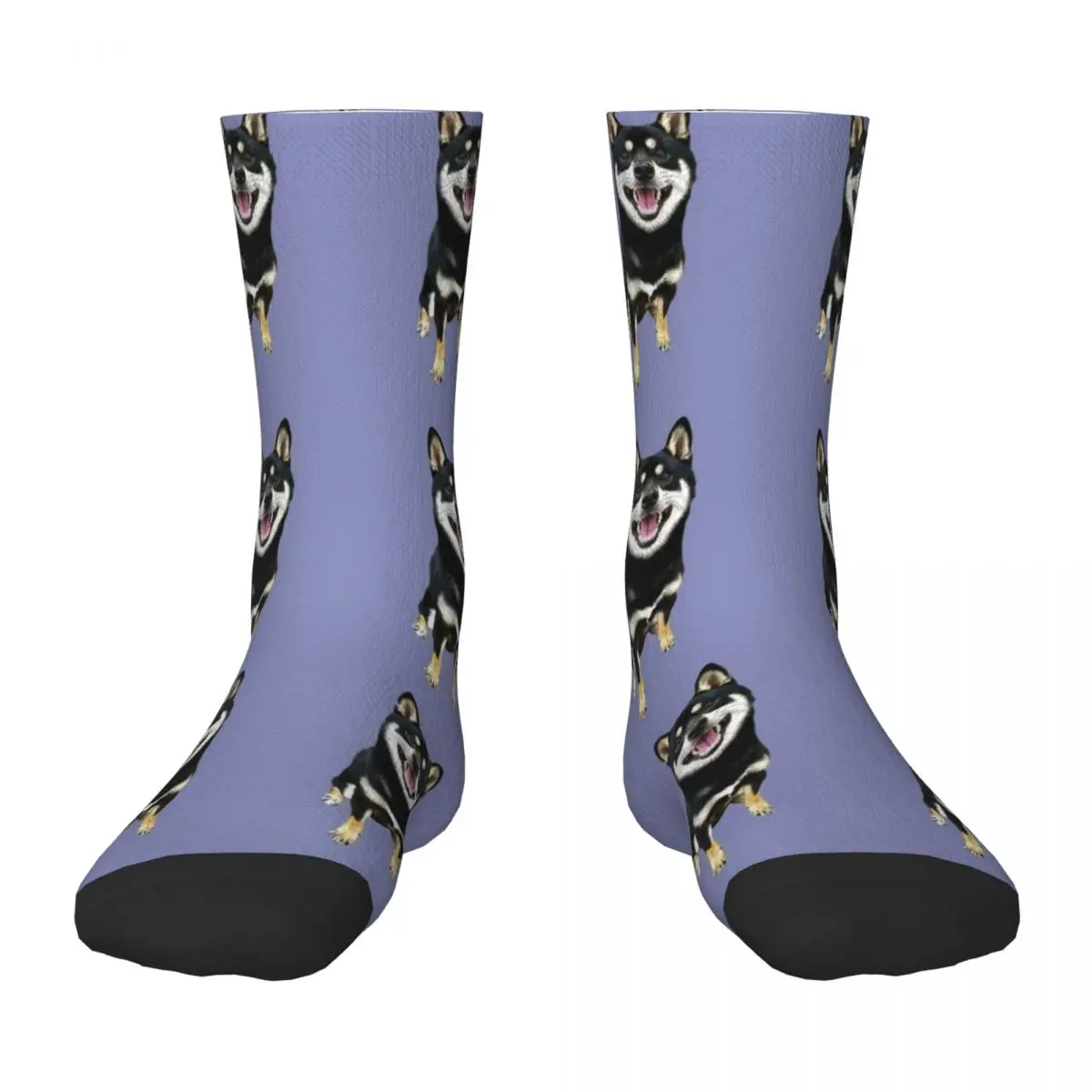 Shiba Inu Black and Tan Socks men cotton high quality Stockings compression funny gifts Christmas Socks Ladies Men's
