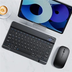 Ultra - Slim Portable Mini Wireless Bluetooth - Compatible Keyboard (Black)