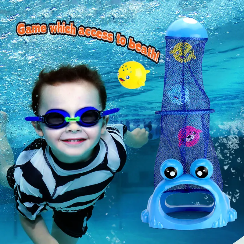 

Parent-child interactive underwater frog pool diving pick up ball training game new diving toys