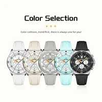 PLAYBOY 3081 Montres pour hommes Marque de luxe Montres à quartz originales pour homme Chronographe Lumineux Étanche Tendance Classique Reloj 6