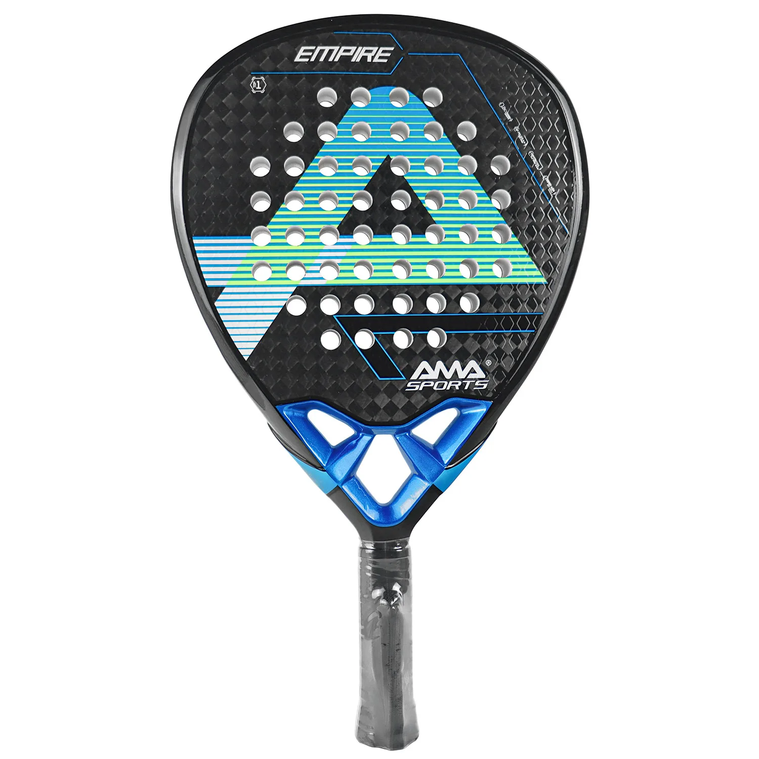AMA SPORT Padel Racket Top Ranked Quality Diamond Shape High Balance Tennis Racquet 12K Carbon Fiber Professional Palas De Padel