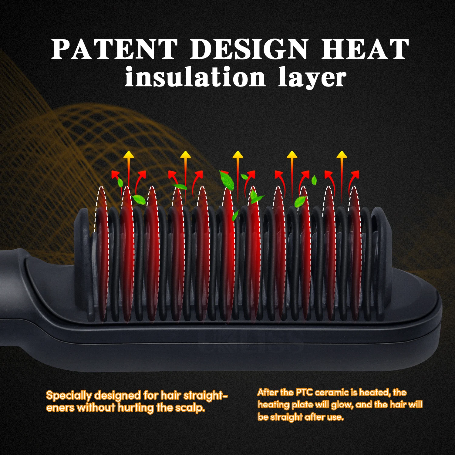 Hot Comb Set, Styling Tool, encrespador e