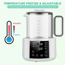 Baby Bottle Warmer & Bottle Sterilizer,Milk Warmer, LCD Display Accurate Temperature Control,Calentador De Biberones