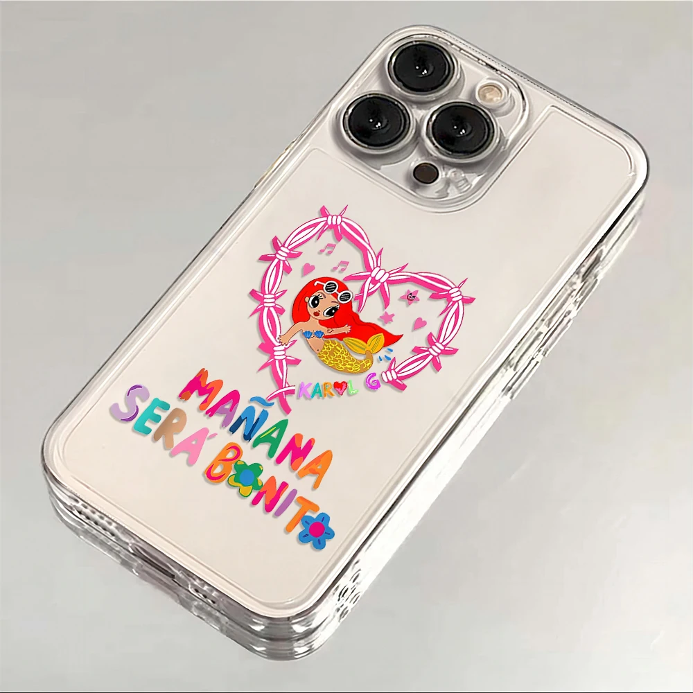 Karol G Mañana Será Bonito Clear Soft TPU Phone Case