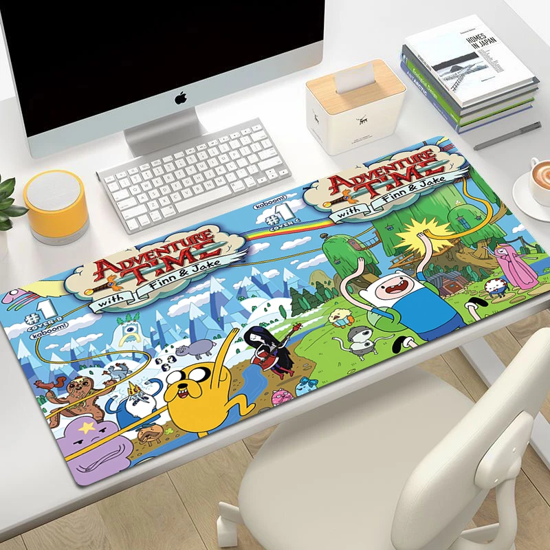 

Mausepad Adventure Time Keyboard Pad Mouse GAMING MOUS Gamer Cabinet Computer Mat Deskmat Pc Accessories Mousepad Mats Mause Ped