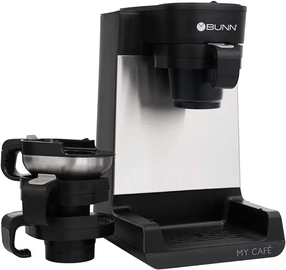 MCU My Cafe Single Cup Multi Use Coffee Brewer (Black/SST)