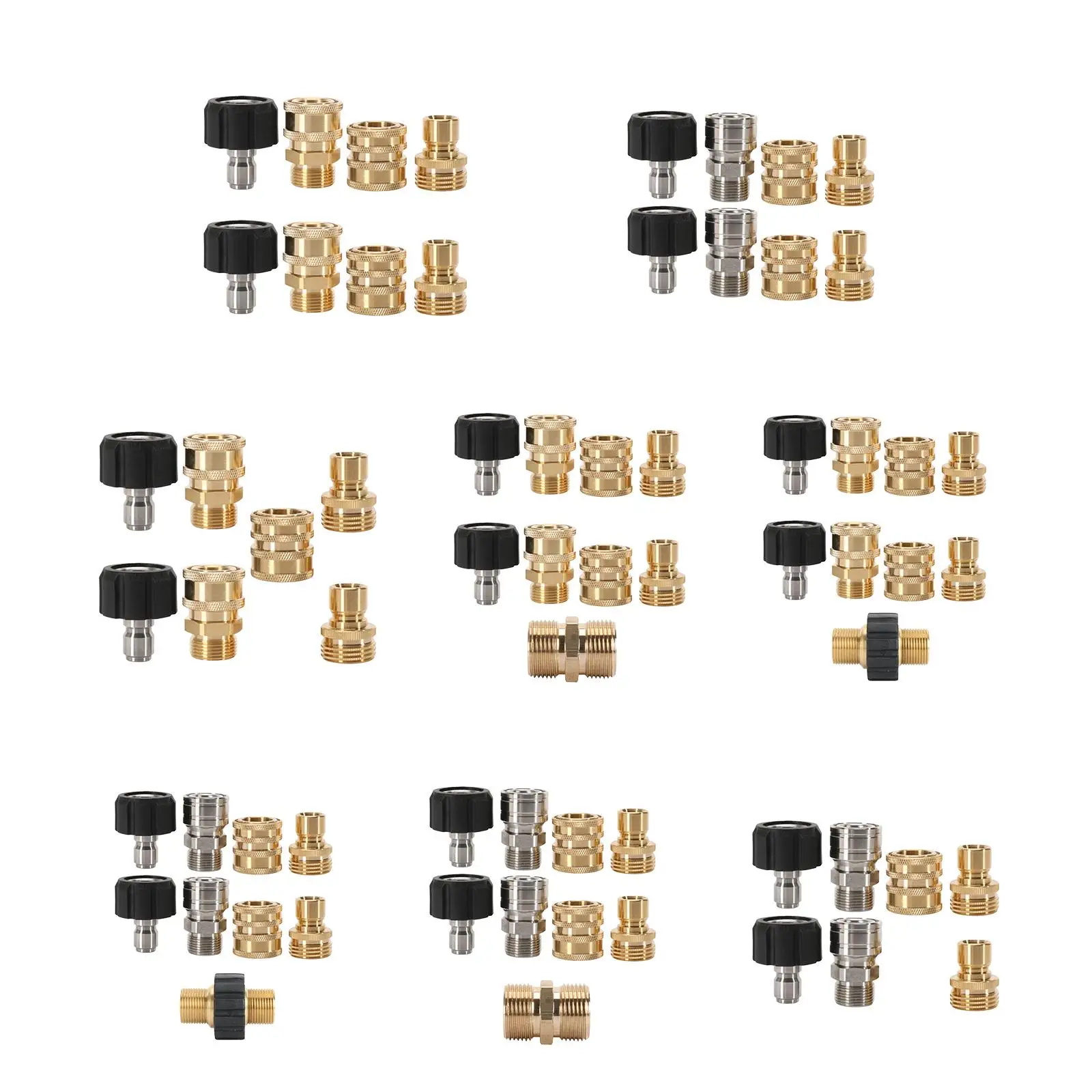 

Water Hose Connector Accessories, Copper Fittings, Easy to Install Pressure
