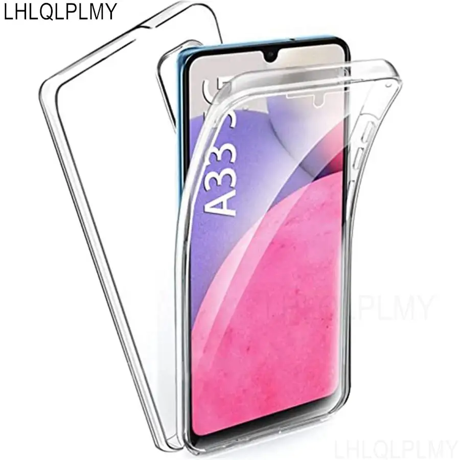 Double-Sided Clear Protective Case with Front Cover