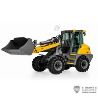 In Stock LESU Aoue-MCL8 1/14 RC Hydraulic Metal Wheeled Loader 4*4 Kit Construction Truck Model Light Sound ESC Toy Gift Vehicle 2