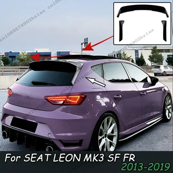 Lunotto posteriore Spoiler Laterale Ala Per SEAT LEON MK3 5F FR (Cinco porte) 2013-2019 Auto Tetto Tronco Trim Lip Spoiler Ala Car Styling