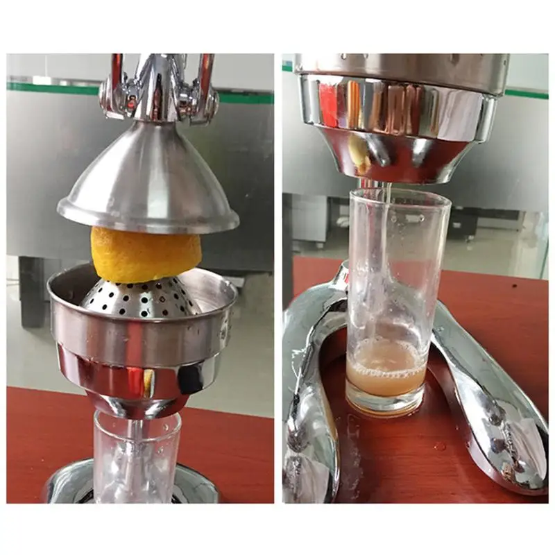 Stainless Steel Lemon Squeezer Hand Press – Ergonomic Long Handle Juicer For Lemon, Lime, Citrus - View #2