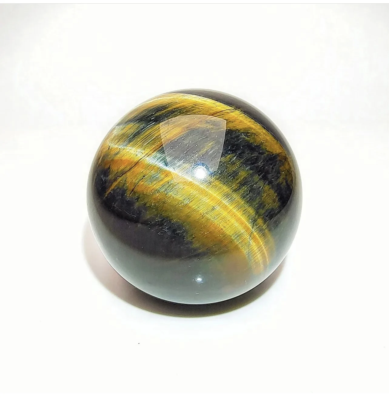 30-50mm Natural Blue Tiger Eye Quartz Ball Crafts Healing Stones Chakra Carved Reiki Stand Gift 5