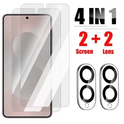 Premium Tempered Glass Screen Protector with Camera Lens Film (4in1 Glass)