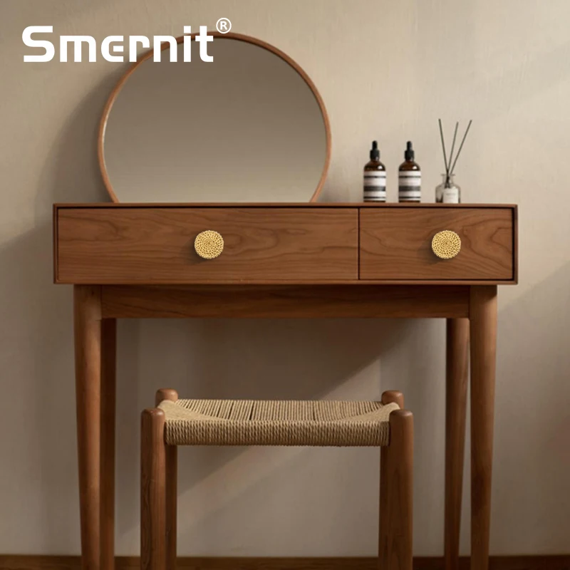 8 Pièces Boutons De Meubles En Rotin, Boutons De Placard, Boho