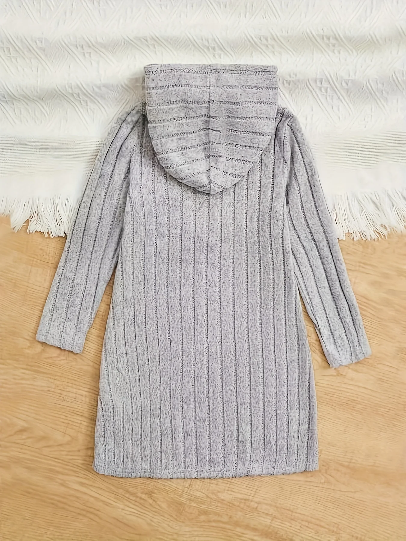 تنورة مخملية بغطاء للرأس مع فتحة مخملية للبنات ، ف...