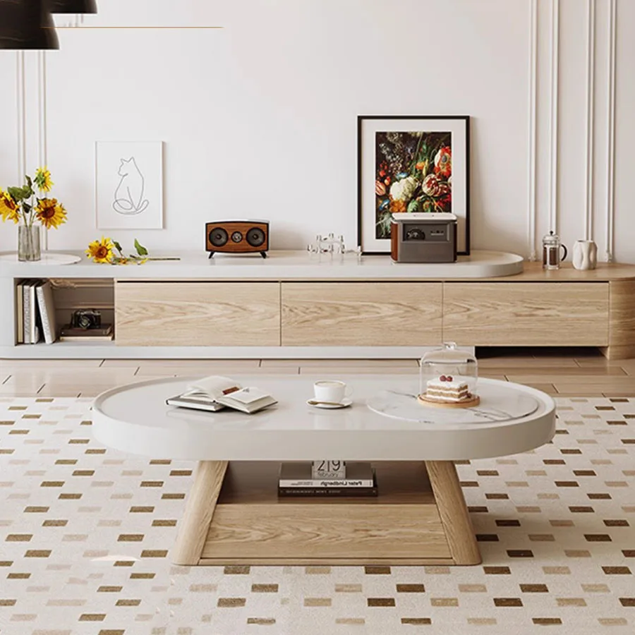 

elipse coffee table modern sofa home bedroom book coffee table living room platform ornament wood korean nordic sehpa furniture