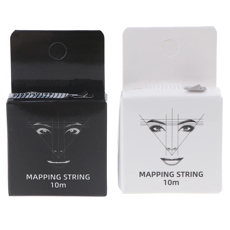 mapping pre ink string for microblading eyebow make up dyeing liners thread semi permanent positioning eyebrow measuring tool Salon Home Eyebow Make Up Mapping String Positioning Dyeing Liners Thread