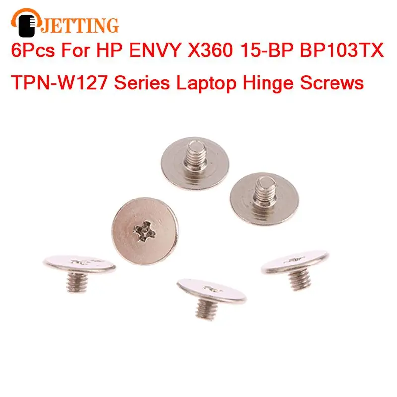

6Pcs/Set Screws Replacement For HP ENVY X360 15-BP BP103TX TPN-W127 Series 15.6" Laptop LCD Assembly Hinge Screws