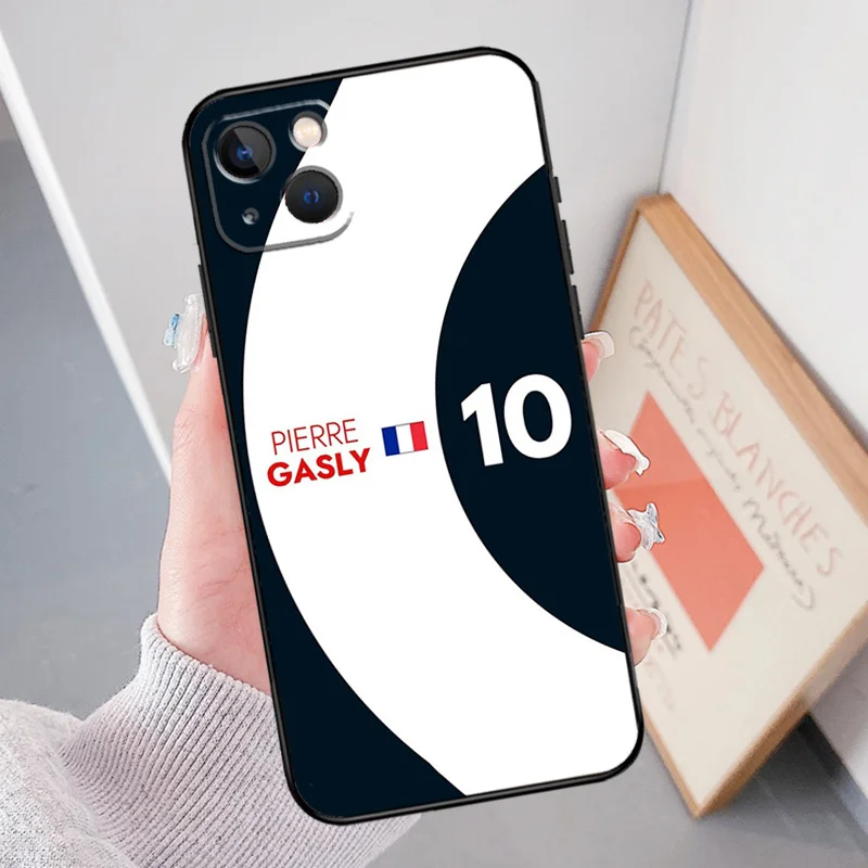 F1 Formula 2021 10 Gasly Case For iPhone 13 Pro Max 11 12 Pro Max Mini X XR XS Max 7 8 Plus SE 2020 Cover Shell iphone 13 cover
