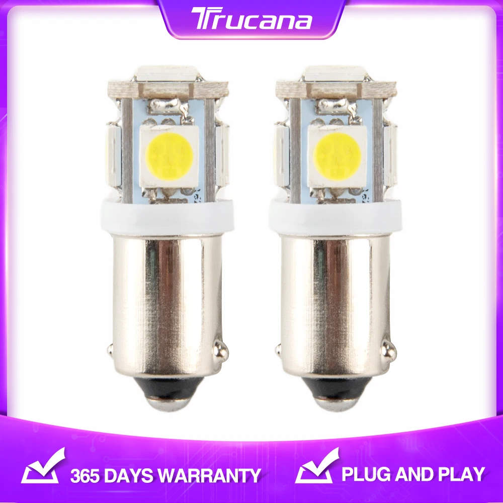 Лампа светодиодная BA9S T11 T4W 5050 5-SMD 2 шт. |
