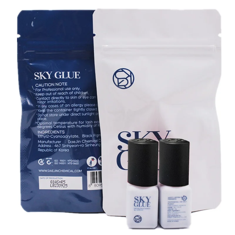 Eyelash Glue 1 Bottle 5ml Lady Black Eyelash Extension Glue Fast Drying False Eyelash Extension Glue Over 6 Weeks With security label