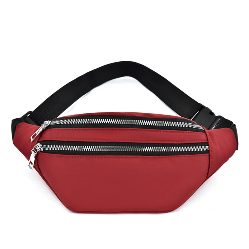 Female's Waist Bag Outdoors Sports Running Gym Portable Large Capacity Waterproof Crossbody Bag